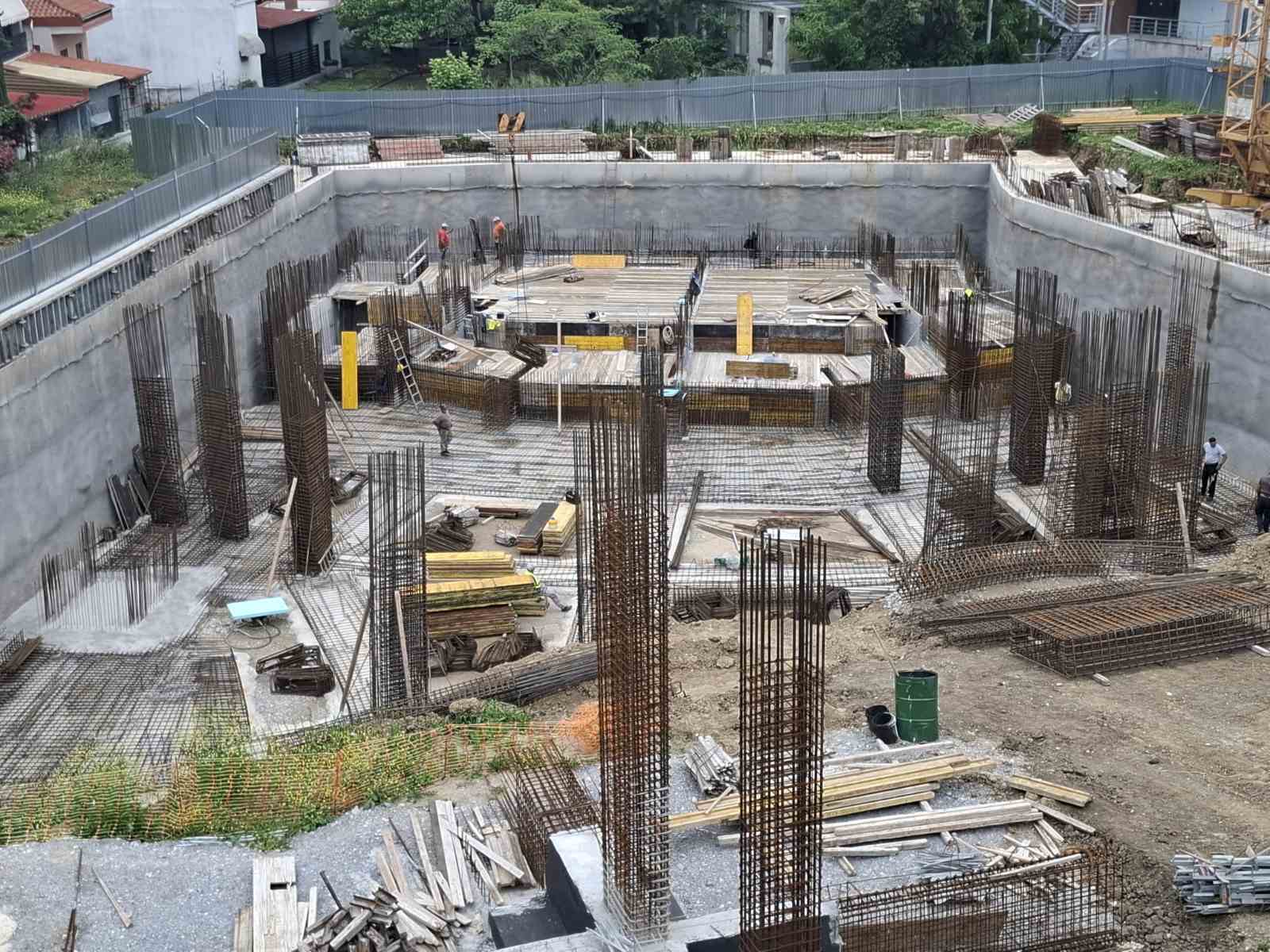 Θεμελίωση — οπλισμός υποστυλωμάτων